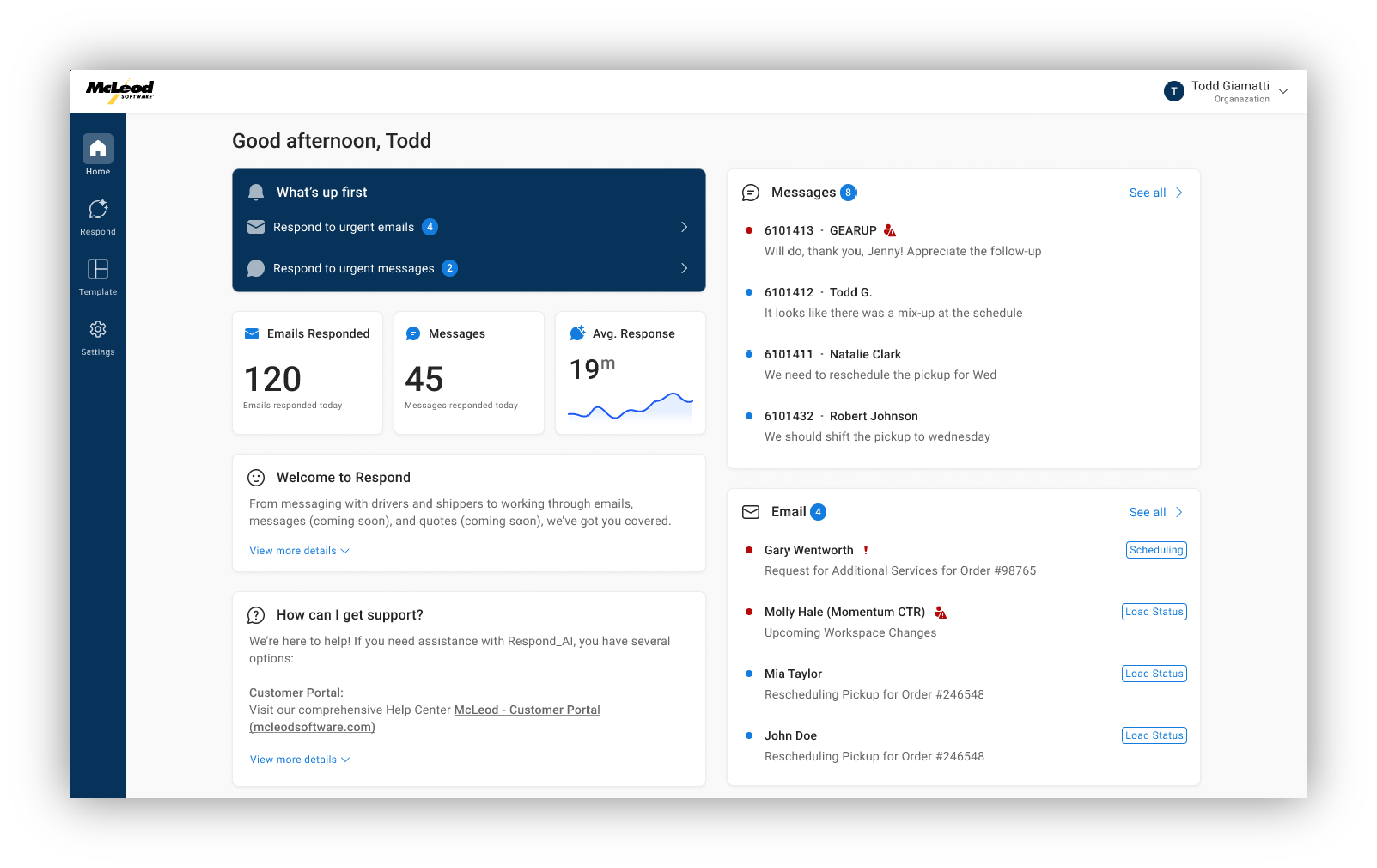 RespondAI Dashboard